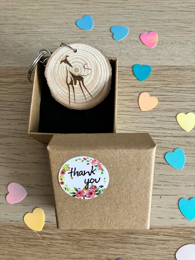 Llavero madera personalizada