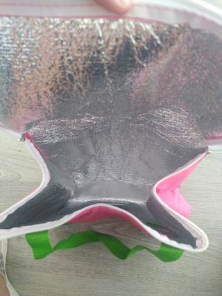bolsa nevera isotèrmica rosa