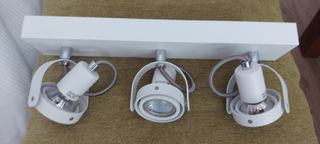 LÁMPARA 3 FOCOS DIRECCIONABLES LED Nueva