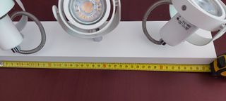 LÁMPARA 3 FOCOS DIRECCIONABLES LED Nueva