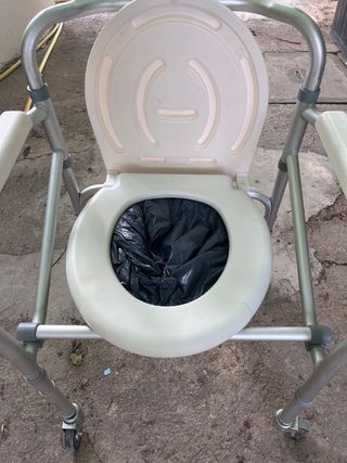 URGE Silla wc con ruedas plegable