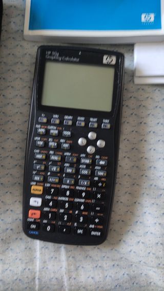 HP 50g calculadora con funda. Caja con todo