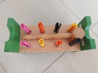 Juguete Ikea de Madera con Martillo