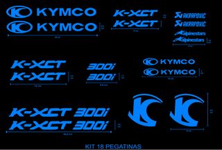 kit pegatinas kymco  k-xct 300i