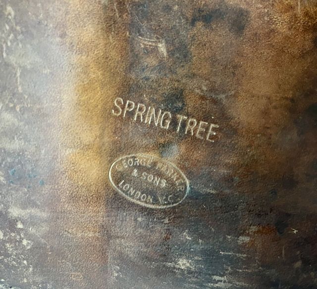 Silla de montar Inglesa de piel autentica Marron