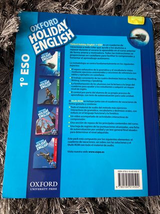 Libro vacaciones 1 ESO INGLÉS .Oxford