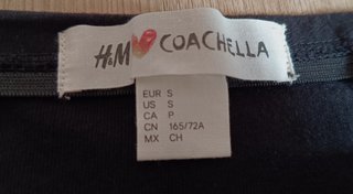 Falda elástica con flecos negra (Talla S)