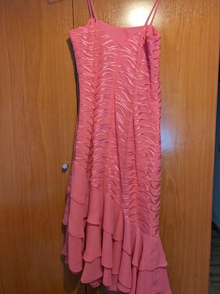 VESTIDO DE FIESTA FUCCIA