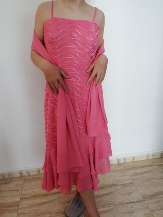VESTIDO DE FIESTA FUCCIA