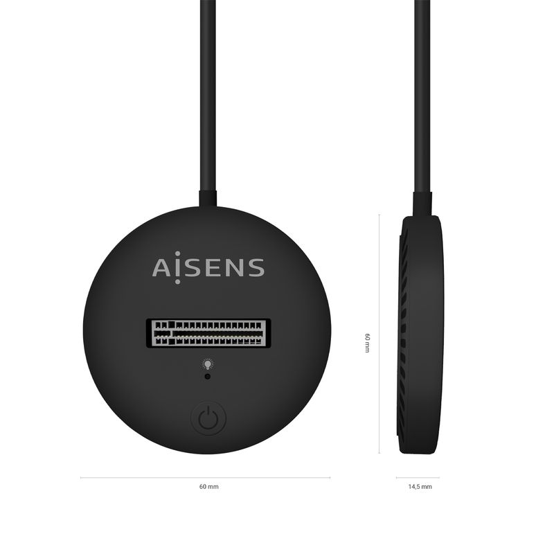USB-C Dock M.2 (NGFF) Asuc-M2D013-Bk SATA/NVME a U afbeelding 3