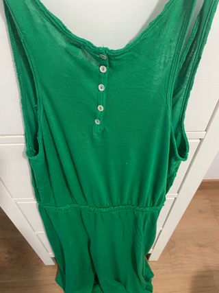 Mono verde ideal de algodon