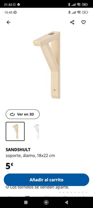 Estantería Bergshult de Ikea
