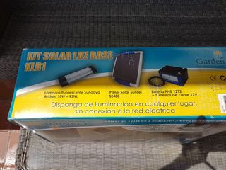 Se vende placa solar nueva para caseta