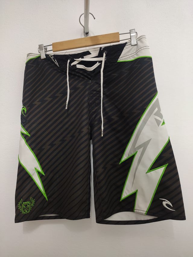 Bañador Rip Curl chico negro y marrón