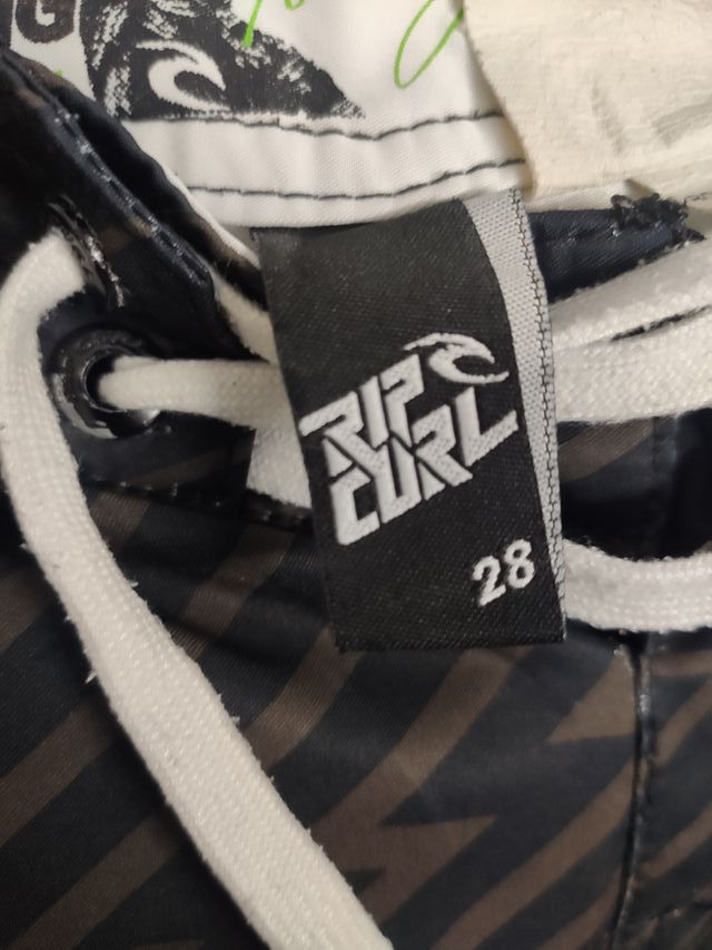 Bañador Rip Curl chico negro y marrón