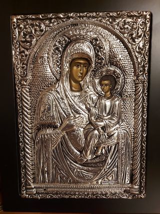 Antiguo Icono Religioso Bizantino