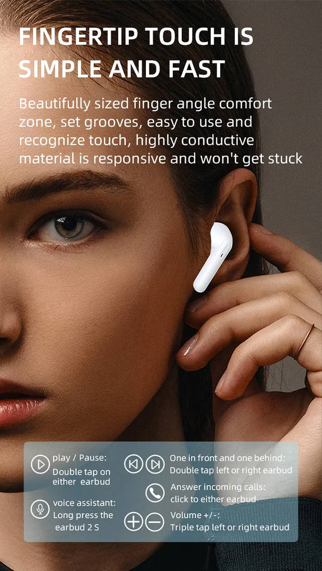 Auriculares inalámbricos TWS. NUEVO sin usar.