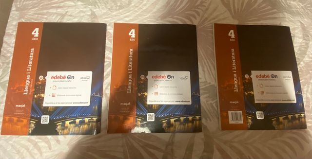 Pack 3 libros valenciano 4 eso edebé