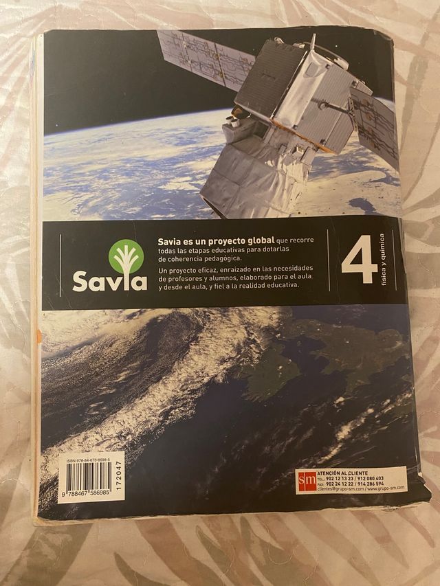 Libro Física y química 4 eso savia
