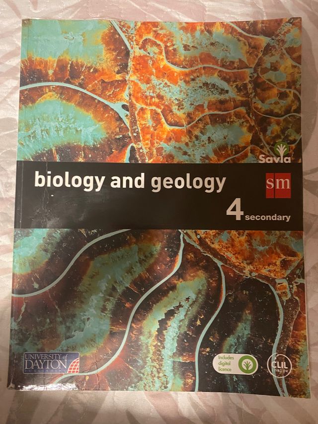 Libro Biology and geology 4 eso SM