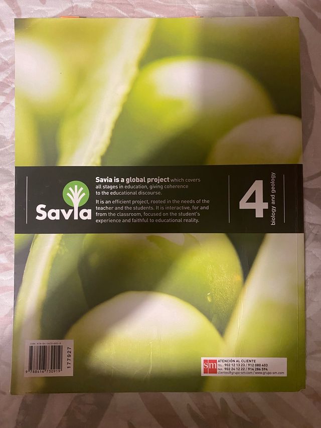 Libro Biology and geology 4 eso SM