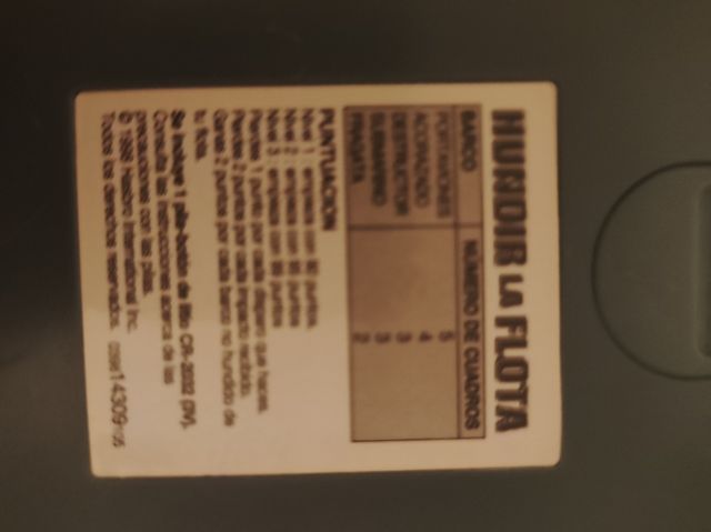 Game viaje Hundir la flota MB