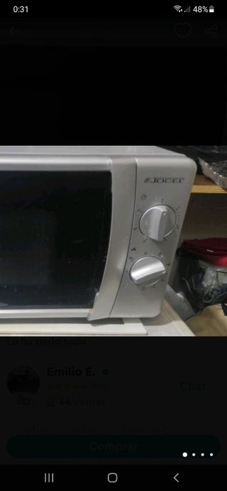 MICROONDAS JOCEL 20L -GRILL.