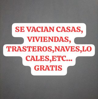 VACIADO DE CASAS