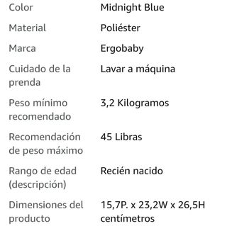 Mochila NUEVA porteo Ergobaby