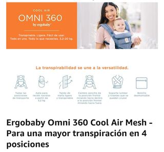 Mochila NUEVA porteo Ergobaby