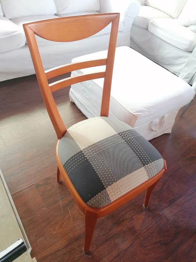 Sillas + cubretambor persiana salón. 