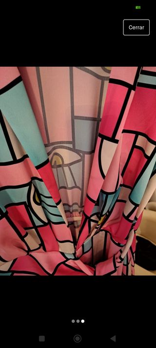 Vestido / camisa larga rosa