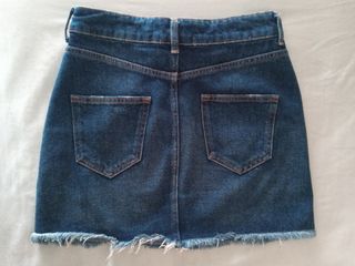 Minifalda denim Zara