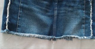 Minifalda denim Zara