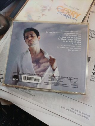 cd Alejandro Sanz,María del monte,julio iglesias,