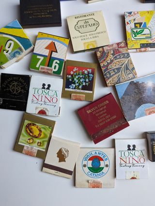 Colazione fiammiferi vintage