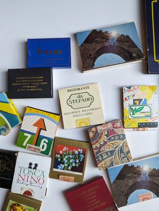 Colazione fiammiferi vintage