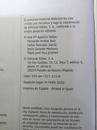 Libros 2º bachillerato