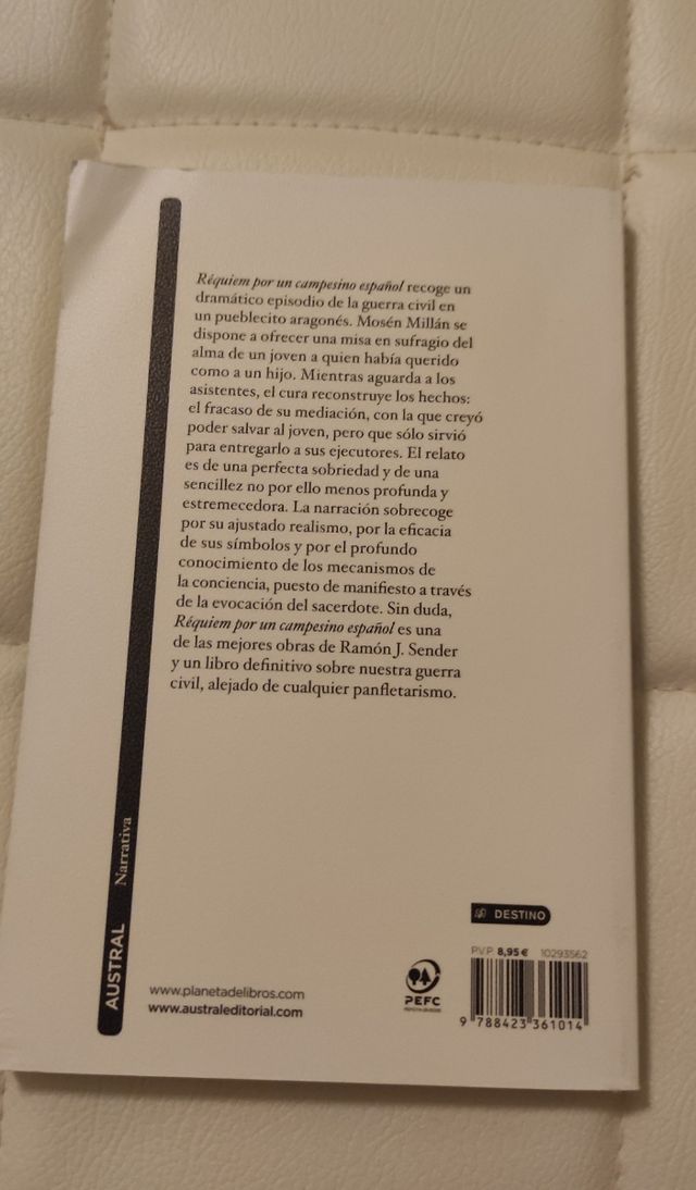 Réquiem por un campesino español, Sender
