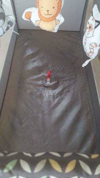 Cuna viaje plegable 2 alturas colchóncambiador