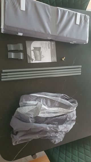 Cuna viaje plegable 2 alturas colchóncambiador