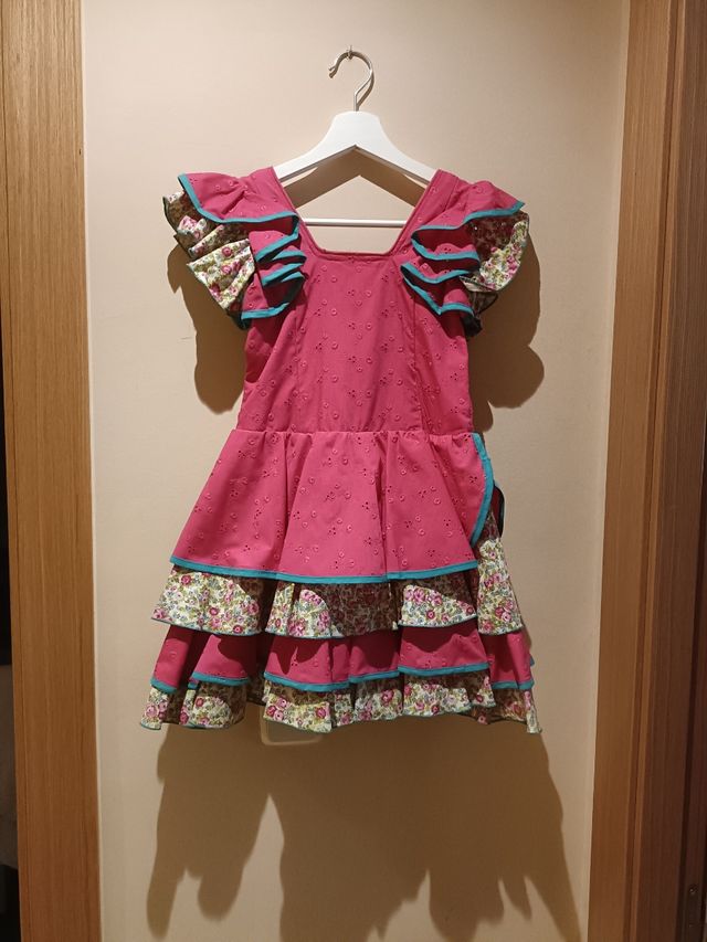 Vestido flamenco de niña.