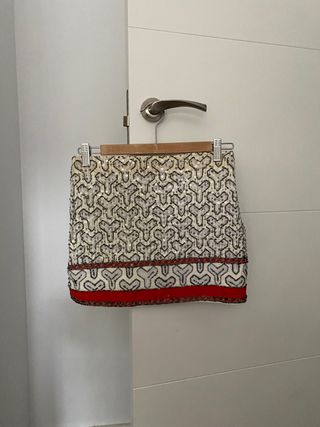 Falda Zara lentejuelas. Espectacular!