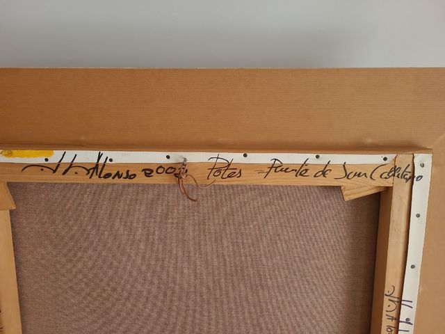 cuadro oleo de potes urge