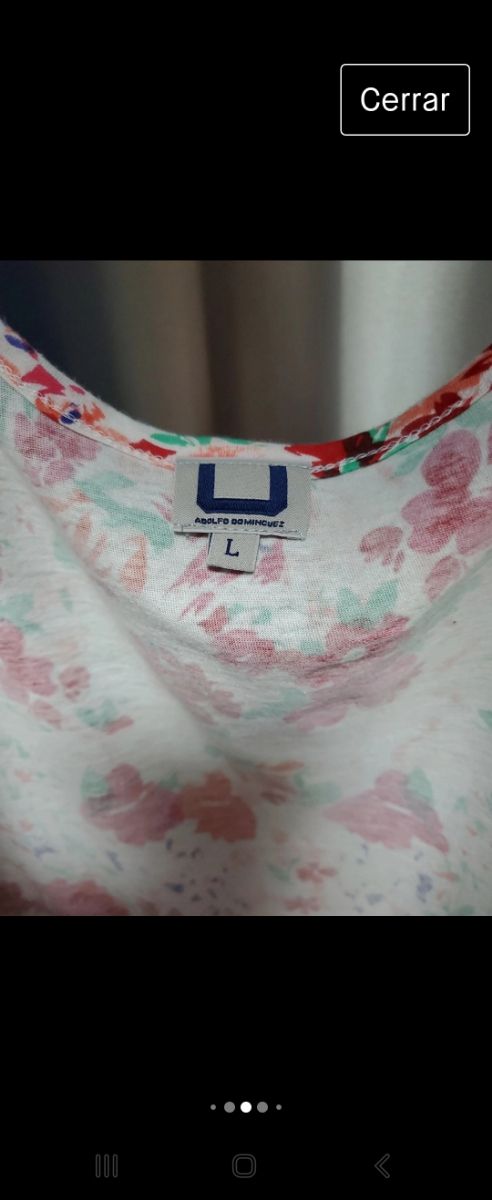 Bonita camiseta mujer de Adolfo Domínguez talla L