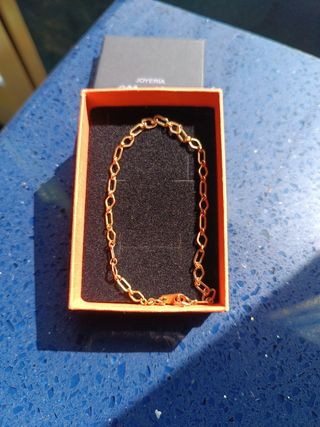 Pulsera chapado en oro 
