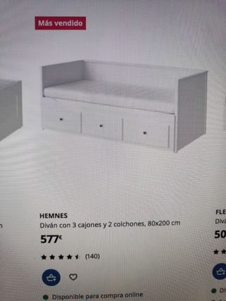 cama nido Hemnes ikea