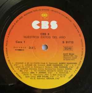 DISCO DE VINILO NUESTROS EXITOS DEL AÑO