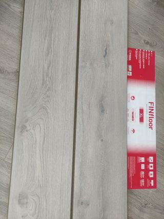 Suelo laminado XXL 180cm AC-5, 10mm, Gris Roble