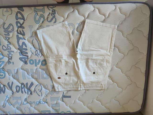 pantalón corto tipo chinos hombre talla 42